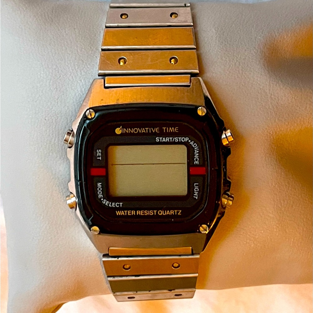 Vintage Innovative Time digital watch.